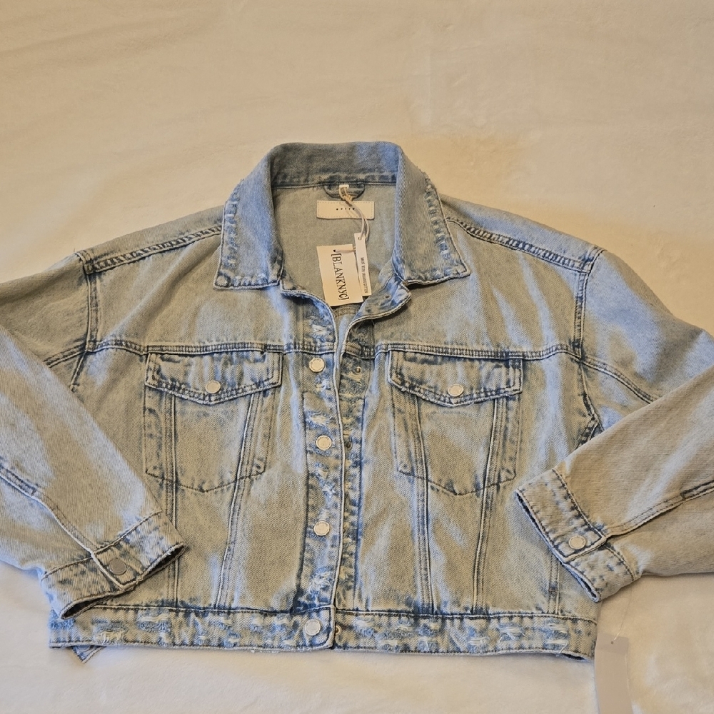 Blank NYC Light Blue Jean Jacket - Picture 3 of 6